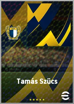 Tamás Szücs eFootball 2026 player card, 64 OVR CMF