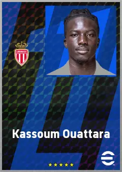 Kassoum Ouattara eFootball 2026 player card, 71 OVR LB