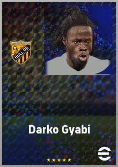 Darko Gyabi eFootball 2026 player card, 69 OVR CMF