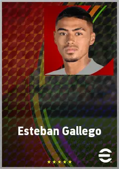 Esteban Gallego eFootball 2026 player card, 64 OVR GK