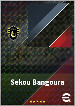 Sekou Bangoura eFootball 2026 player card, 65 OVR CMF
