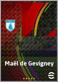 Maël de Gevigney eFootball 2026 player card, 69 OVR CB
