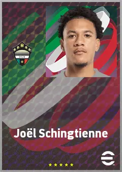 Joël Schingtienne eFootball 2026 player card, 70 OVR CB