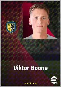 Viktor Boone eFootball 2026 player card, 69 OVR CB