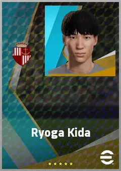 Kida Ryoga eFootball 2026 player card, 65 OVR CF