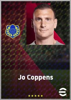 Jo Coppens eFootball 2026 player card, 67 OVR GK