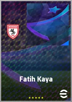 Fatih Kaya eFootball 2026 player card, 66 OVR CF