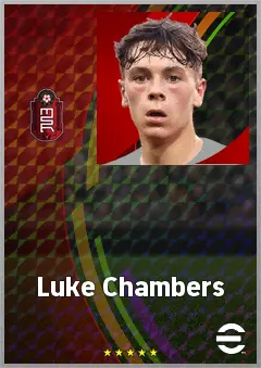 Luke Chambers eFootball 2026 player card, 69 OVR LB