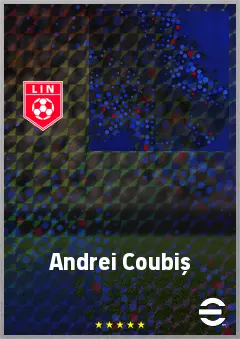 Andrei Coubiș eFootball 2026 player card, 68 OVR RB