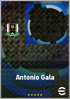 Antonio Gala eFootball 2026 player card, 66 OVR CMF