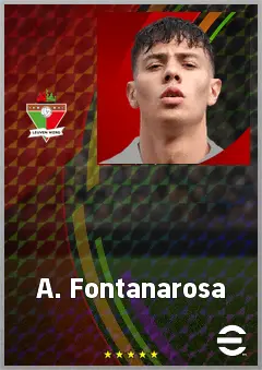 A. Fontanarosa eFootball 2026 player card, 69 OVR CB