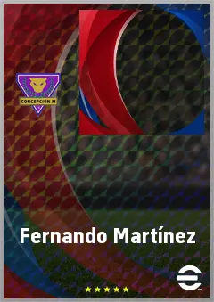 Fernando Martínez eFootball 2026 player card, 70 OVR DMF