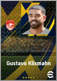 Gustavo Klismahn eFootball 2026 player card, 70 OVR CMF