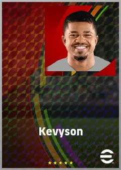Kevyson eFootball 2026 player card, 67 OVR LB