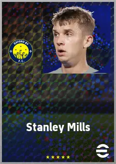 Stanley Mills eFootball 2026 player card, 69 OVR RMF