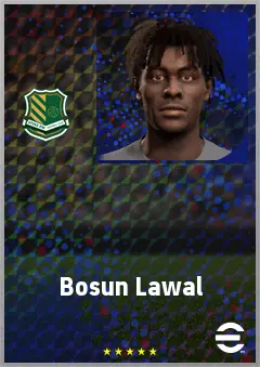 Bosun Lawal eFootball 2026 player card, 70 OVR CB