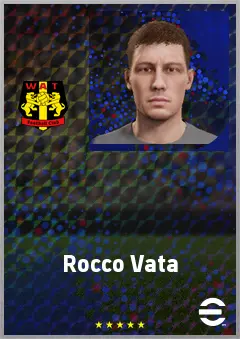 Rocco Vata eFootball 2026 player card, 69 OVR LWF