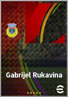 Gabrijel Rukavina eFootball 2026 player card, 65 OVR LWF
