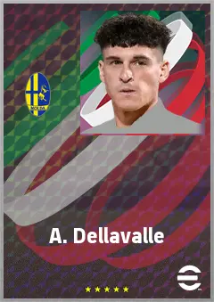 A. Dellavalle eFootball 2026 player card, 70 OVR CB