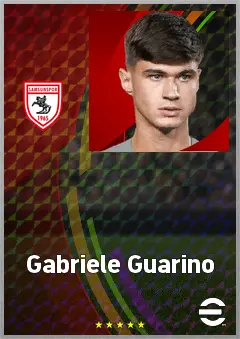Gabriele Guarino eFootball 2026 player card, 67 OVR CB