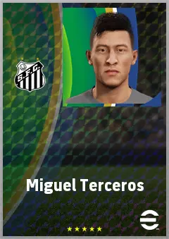 Miguel Terceros eFootball 2026 player card, 69 OVR AMF