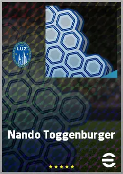 Nando Toggenburger eFootball 2026 player card, 65 OVR CF