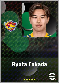Takada Ryota eFootball 2026 player card, 67 OVR RB