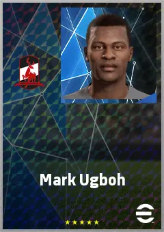 Mark Ugboh eFootball 2026 player card, 63 OVR GK
