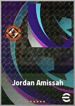 Jordan Amissah eFootball 2026 player card, 66 OVR GK