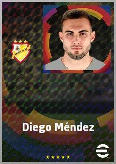 Diego Méndez eFootball 2026 player card, 66 OVR DMF