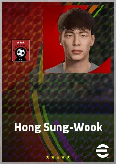 Hong Sung-Wook eFootball 2026 player card, 67 OVR CB