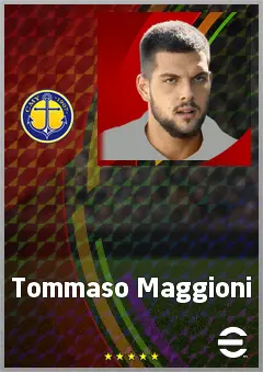Tommaso Maggioni eFootball 2026 player card, 65 OVR RB
