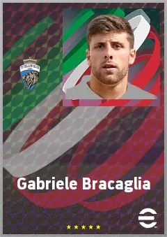 Gabriele Bracaglia eFootball 2026 player card, 68 OVR CB