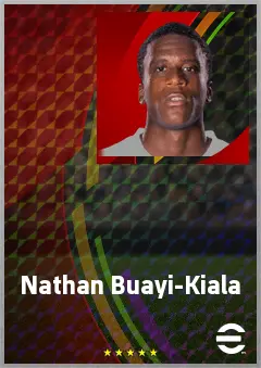 Nathan Buayi-Kiala eFootball 2026 player card, 65 OVR CMF