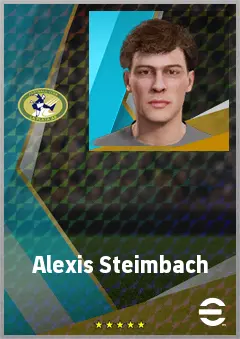Alexis Steimbach eFootball 2026 player card, 73 OVR RB