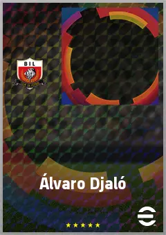 Álvaro Djaló eFootball 2026 player card, 75 OVR RWF