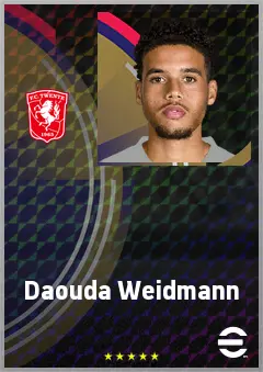 Daouda Weidmann eFootball 2026 player card, 68 OVR CMF