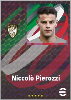 Niccolò Pierozzi eFootball 2026 player card, 71 OVR RB