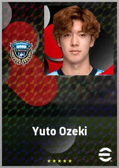Ozeki Yuto eFootball 2026 player card, 62 OVR AMF