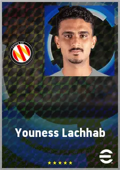 Youness Lachhab eFootball 2026 player card, 69 OVR DMF