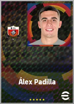 Álex Padilla eFootball 2026 player card, 71 OVR GK