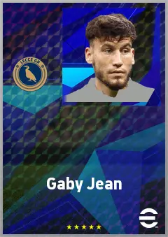 Gaby Jean eFootball 2026 player card, 68 OVR CB