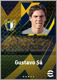 Gustavo Sá eFootball 2026 player card, 73 OVR AMF