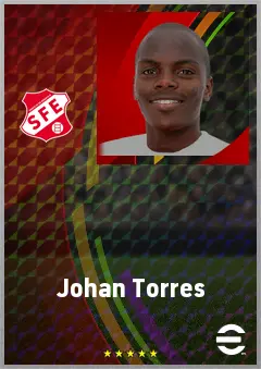 Johan Torres eFootball 2026 player card, 70 OVR CMF