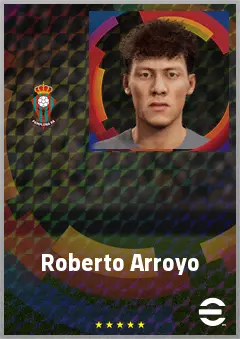 Roberto Arroyo eFootball 2026 player card, 66 OVR SS