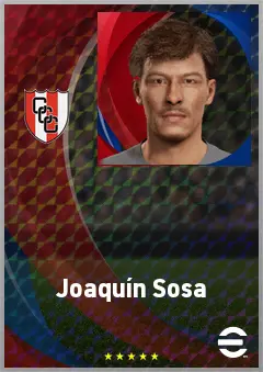 Joaquín Sosa eFootball 2026 player card, 69 OVR CB
