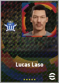 Lucas Laso eFootball 2026 player card, 67 OVR CB