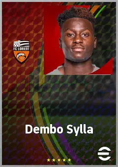 Dembo Sylla eFootball 2026 player card, 67 OVR RB
