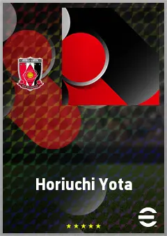 Horiuchi Yota eFootball 2026 player card, 63 OVR CMF