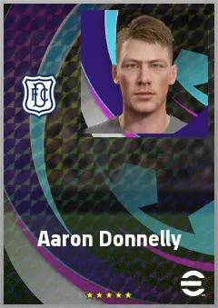 Aaron Donnelly eFootball 2026 player card, 66 OVR CB